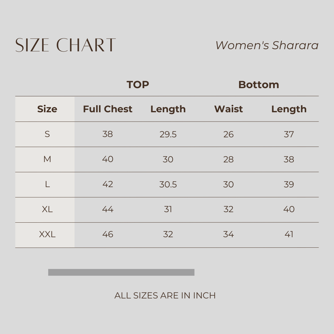 Women's Sharara (White)