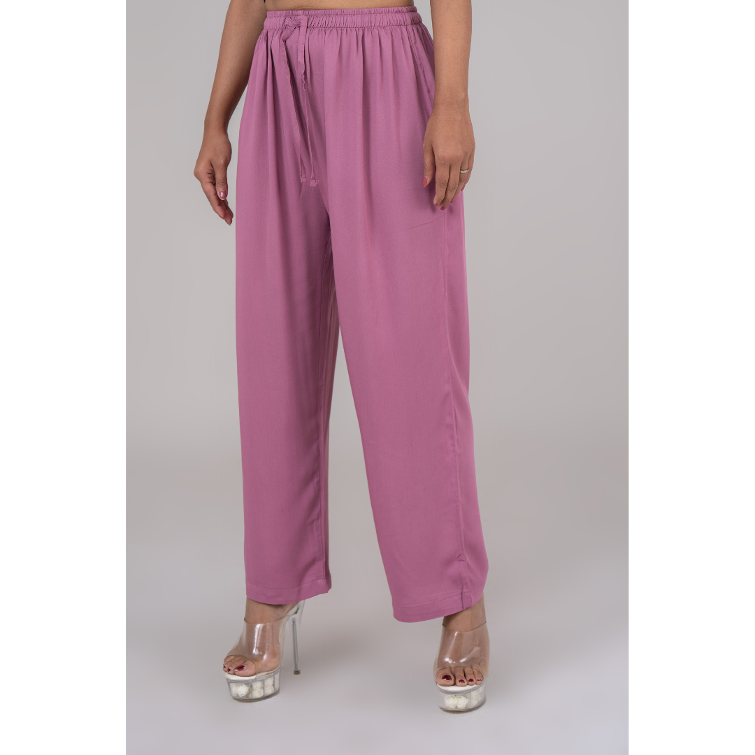 Women's Solid Pant Onion