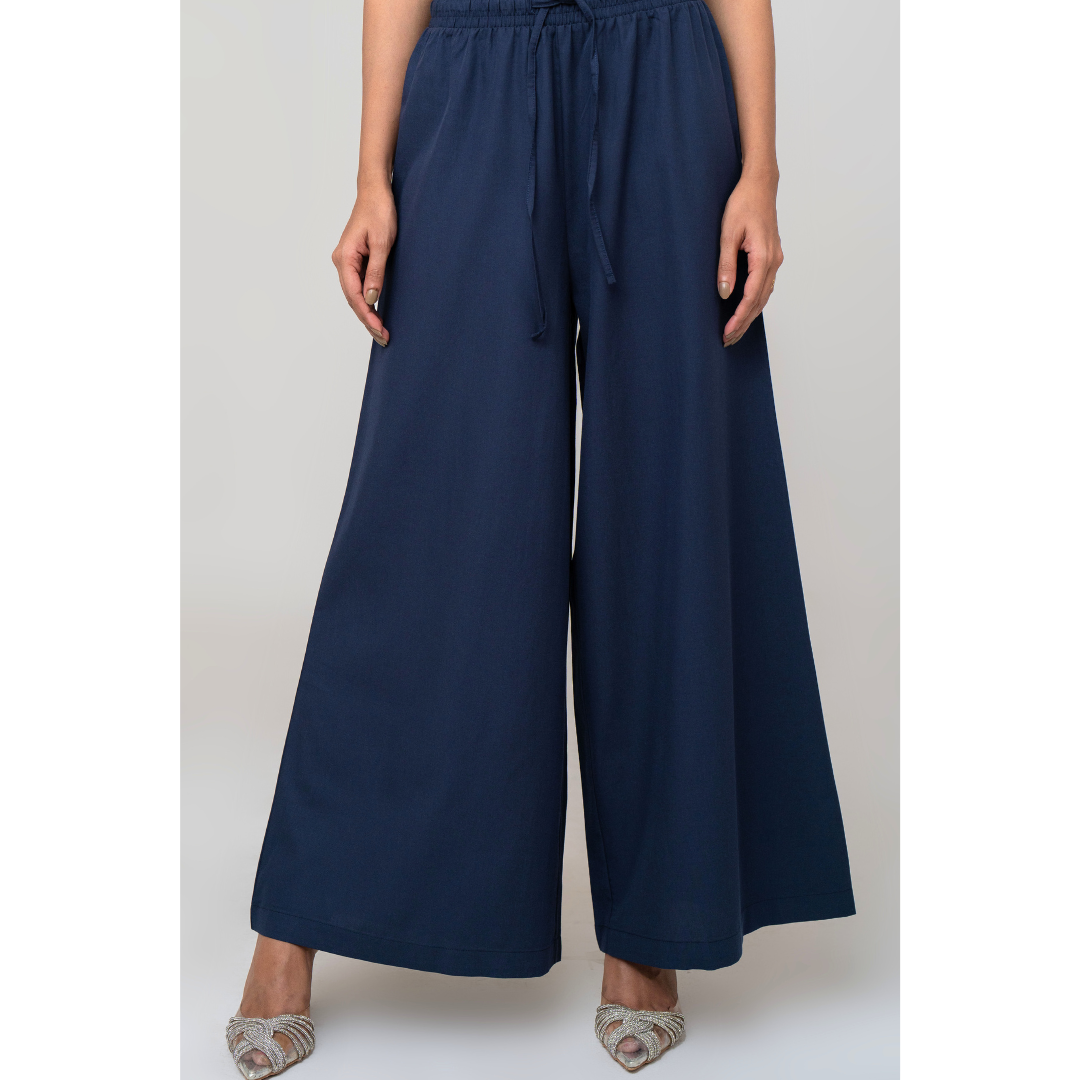 Women's Wide Leg Pant G.G Jum Navy