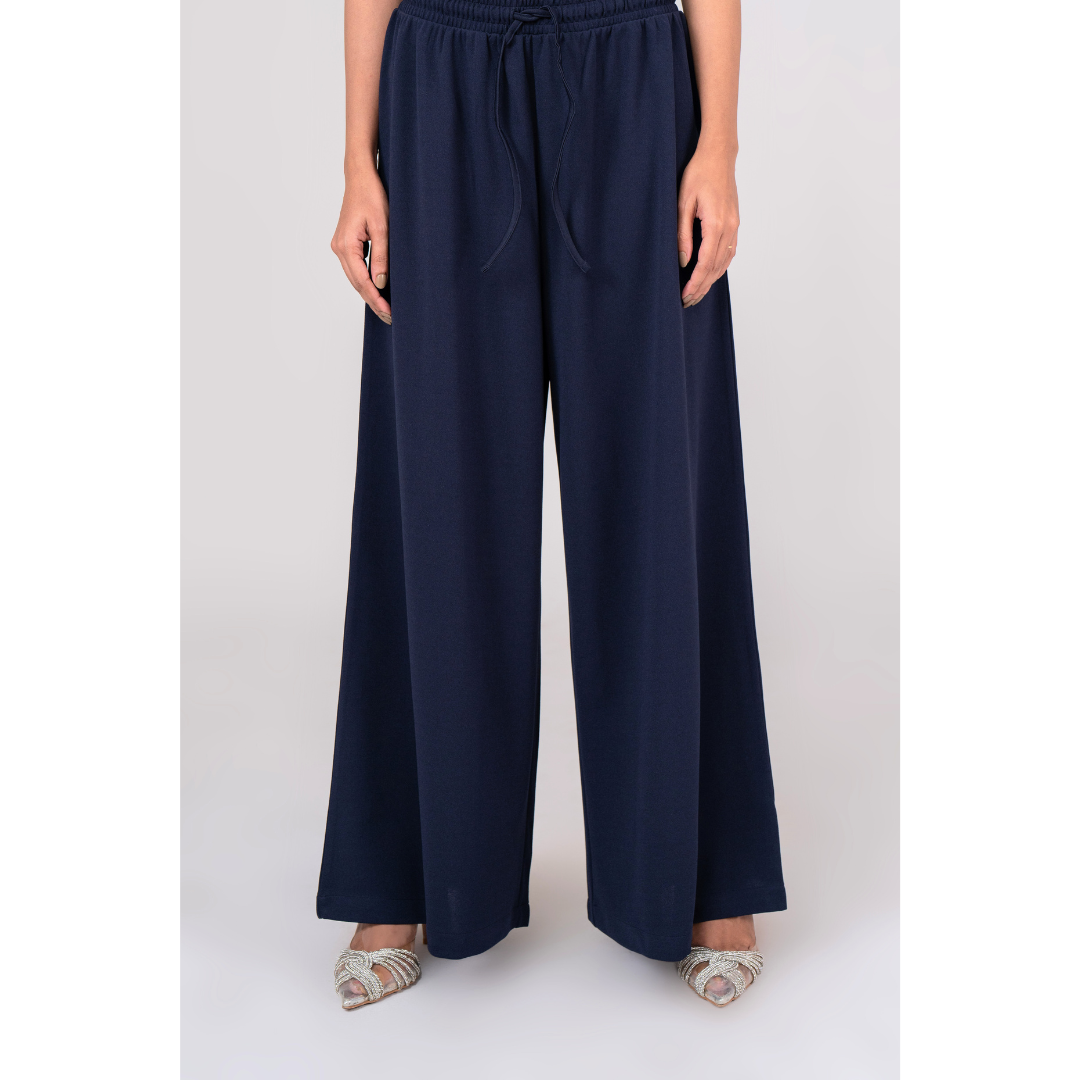 Women's Wide Leg Pant Tancel Navy