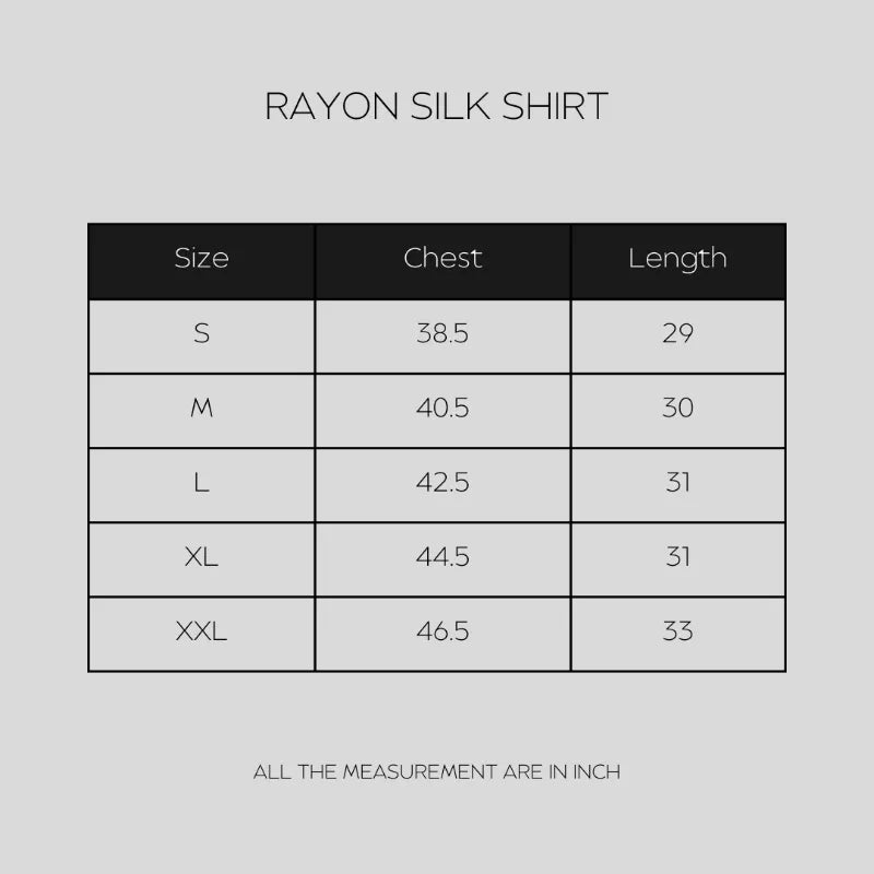 Women's Rayon Silk Shirt (Navy)