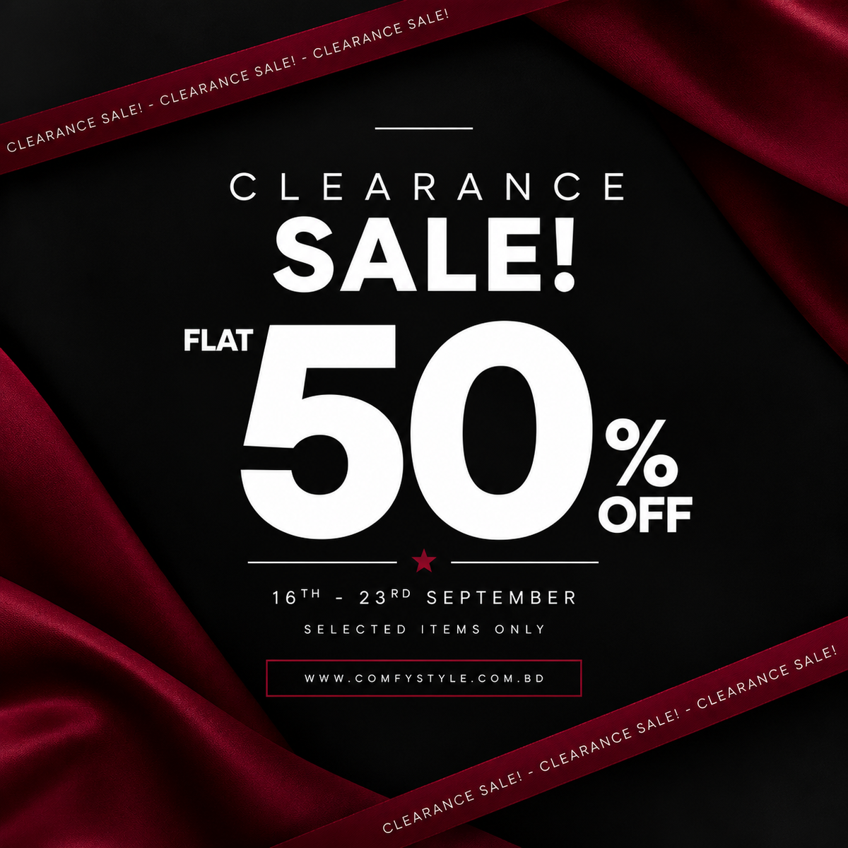SUMMER'26 CLEARENCE SALE