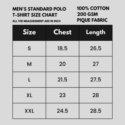 Men's Standard Polo (White)