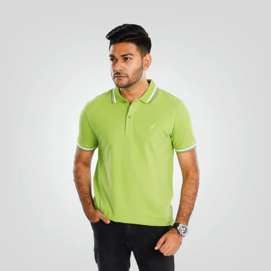 Men's Standard Polo (L.GREEN)