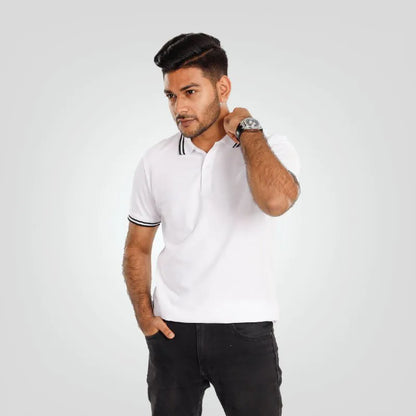 Men's Standard Polo (White)