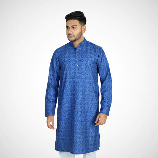 Men's Panjabi Azure