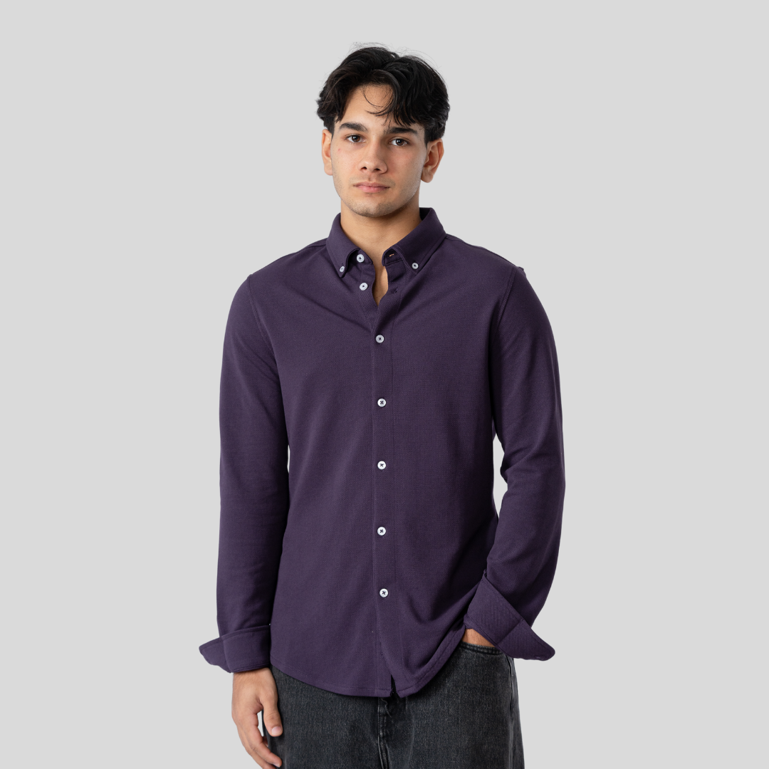 Men's Knit Shirt Night Shade