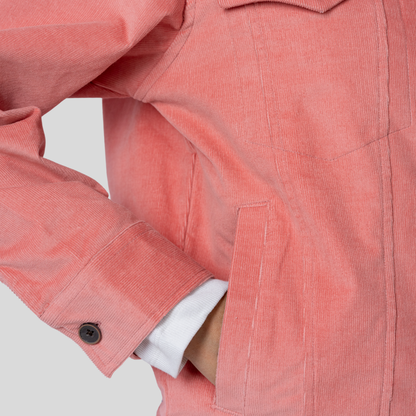 Women's Cord Jacket (Light Pink)
