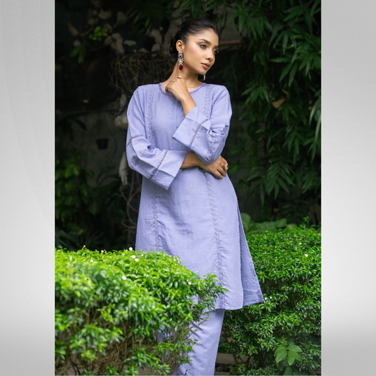 Popcorn Cut & Sew 01 Co-Ord Indigo