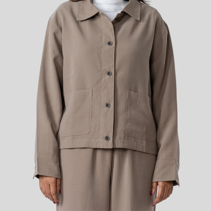 Women's Tencel Jacket (Olive)