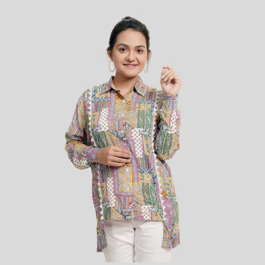 Women's Multi Linen Shirt M-3