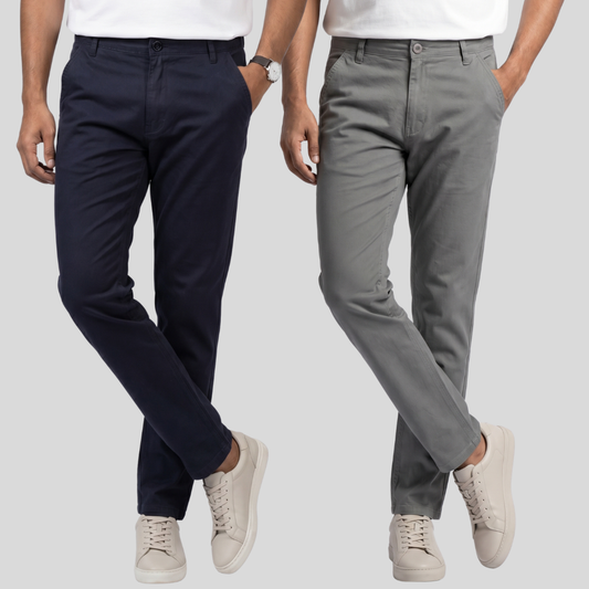 Everyday Chino (Dark Gray & Navy)