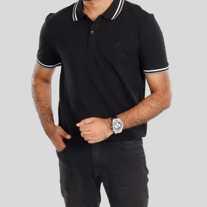 Standard Polo (Black + Olive)