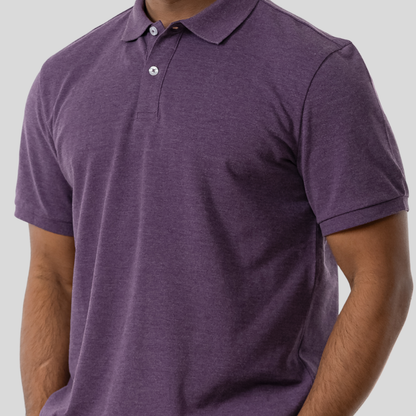 Men's 60/40 Polo Plum Purple