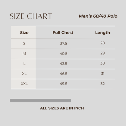 Men's 60/40 Polo Pine Grove