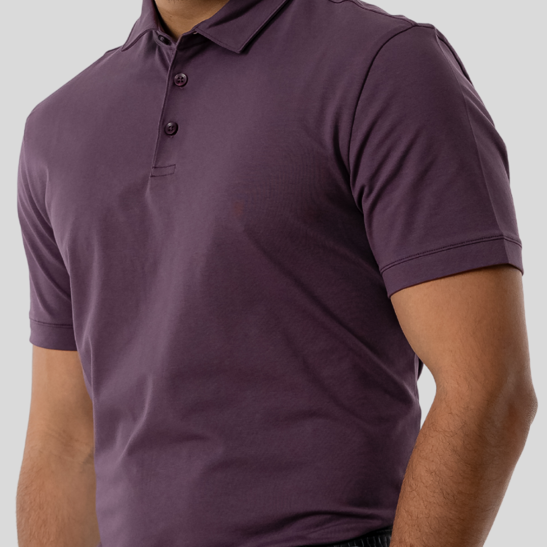 Executive Men's Polo Plum Purple
