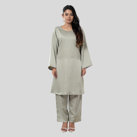 AOP Pearl Co-ord Shatin Grey