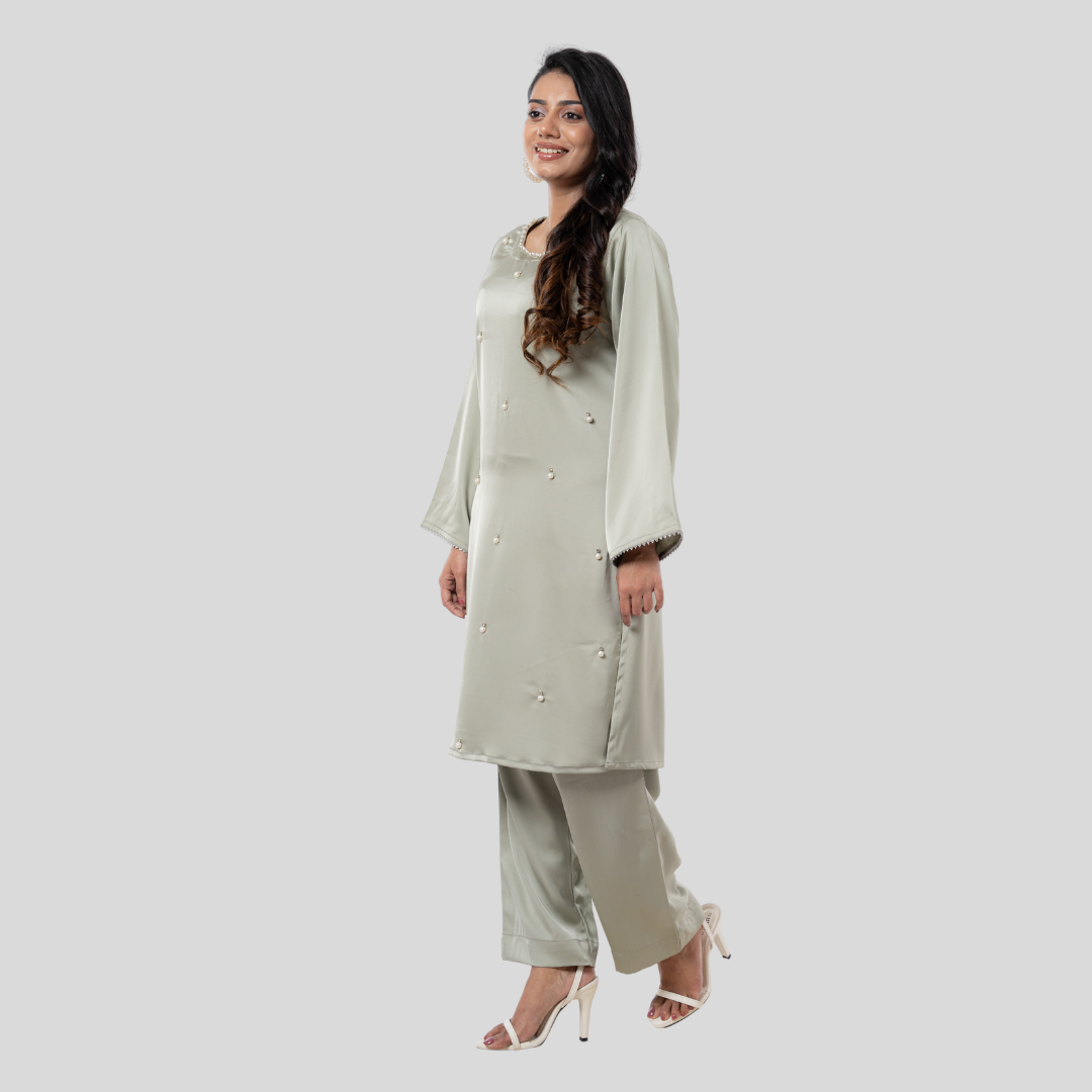 AOP Pearl Co-ord Shatin Grey
