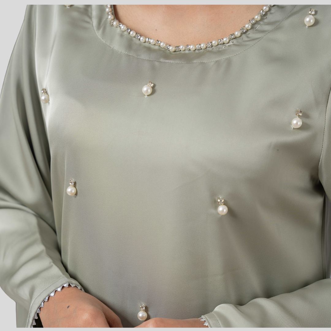 AOP Pearl Co-ord Shatin Grey