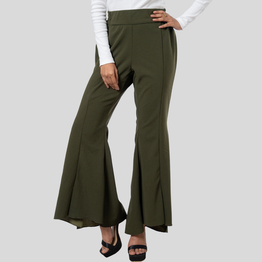 Bell Bottom Pant Olive