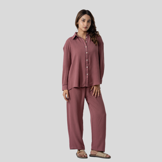 CTN Crepe Co-ord Bistre