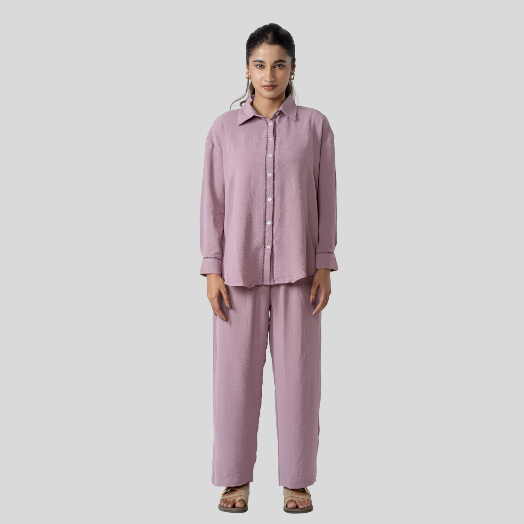 CTN Crepe Co-ord Peach