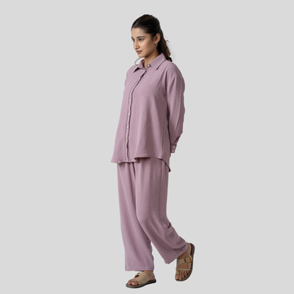 CTN Crepe Co-ord Peach