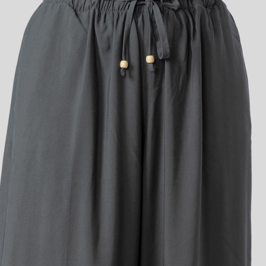 CVC Wide Leg Pant Charcoal