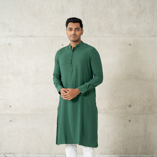 Men's Cashmilon Panjabi 01 (Green)