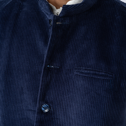 Men's Cord Waistcoat Navy