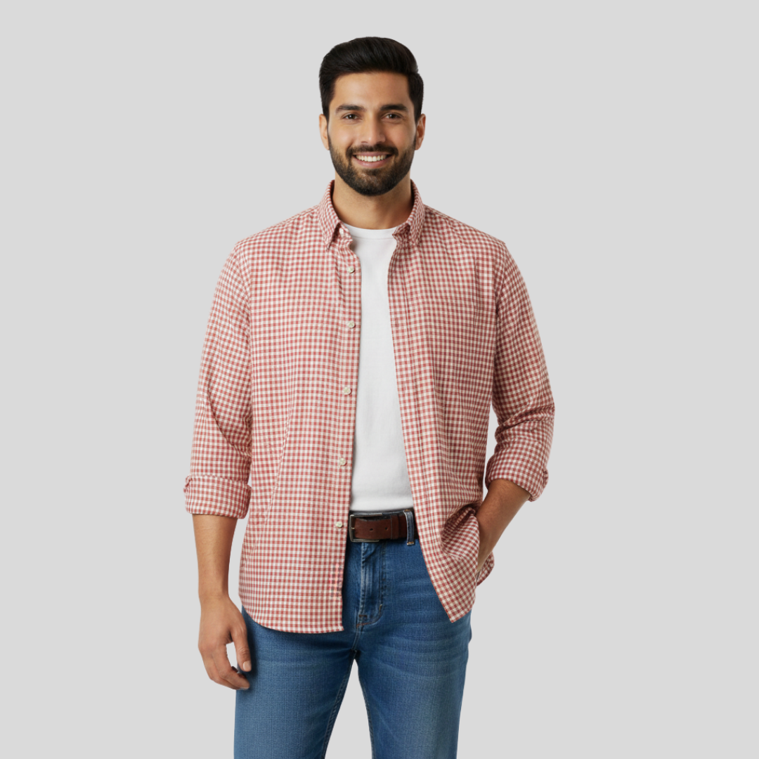 Men's Flannel Shirt Rose