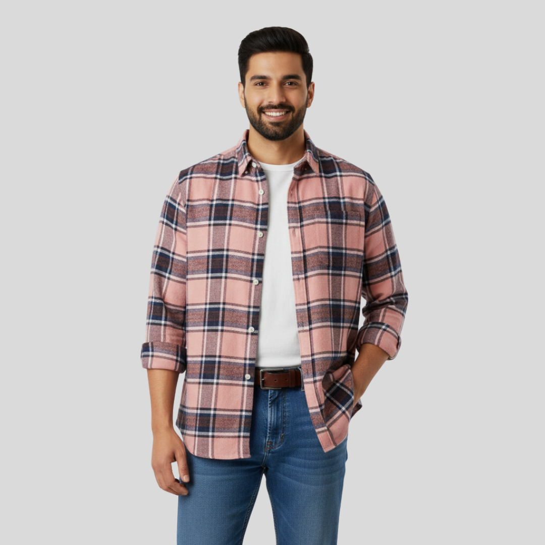 Men's Flannel Shirt Onion