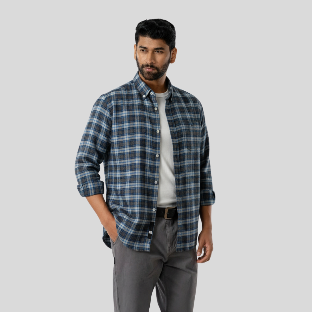 Men's Flannel Shirt Ash