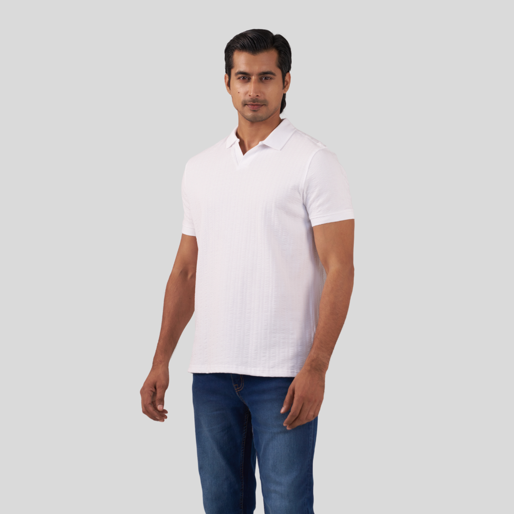 Design V Polo Bright White
