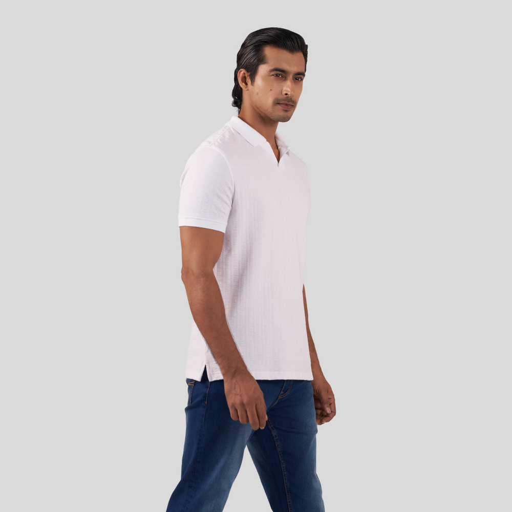 Design V Polo Bright White