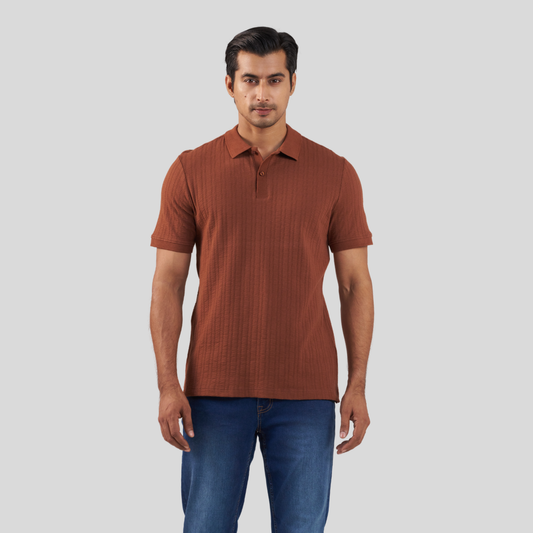 Design V Polo Brunette