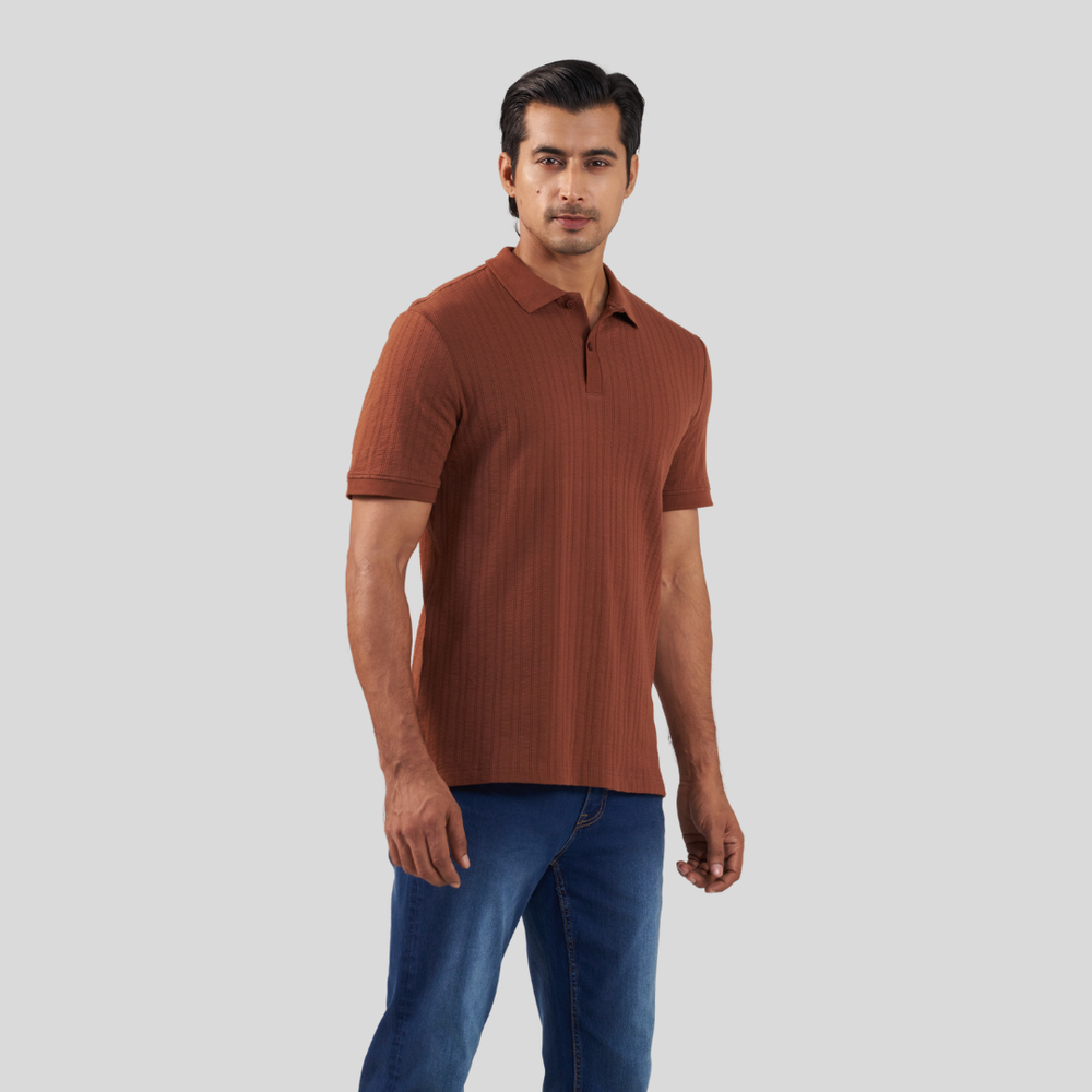 Design V Polo Brunette