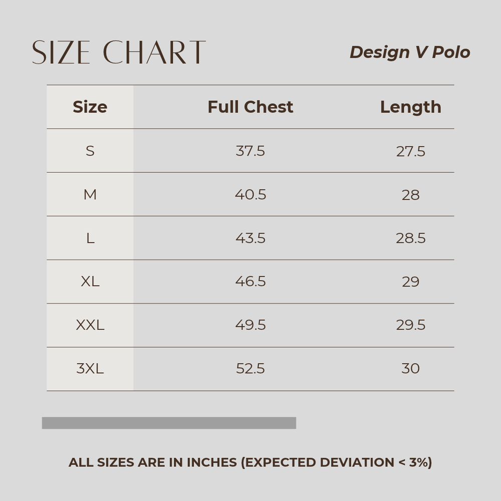 Design V Polo Brunette