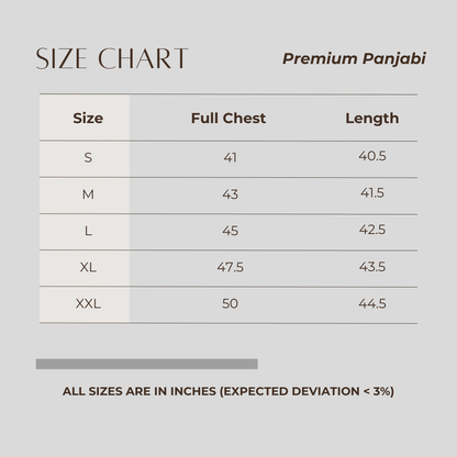 Premium Panjabi Light Olive