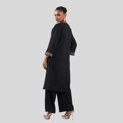 EMB Co-Ord Black