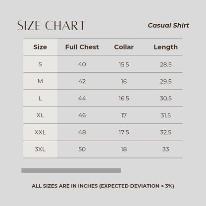 Men's Casual Shirt Sky Blue