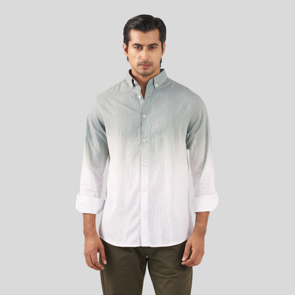 Men's Casual Shirt W & Olive