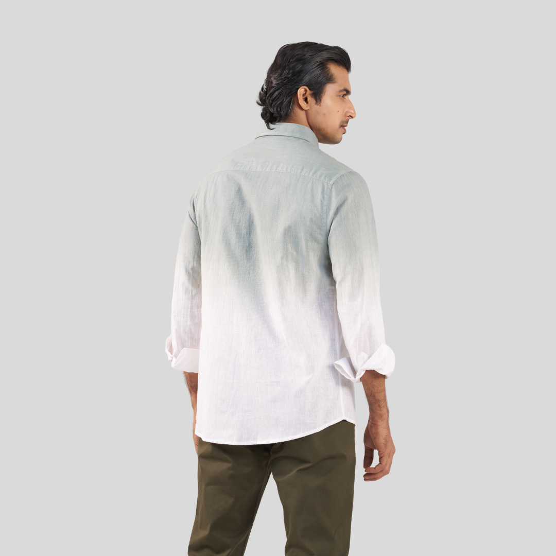 Men's Casual Shirt W & Olive