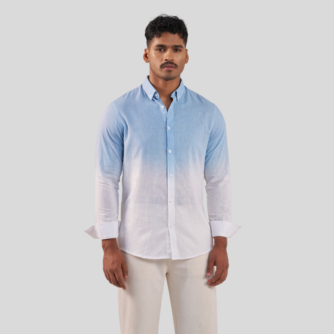 Men's Casual Shirt W & Sky