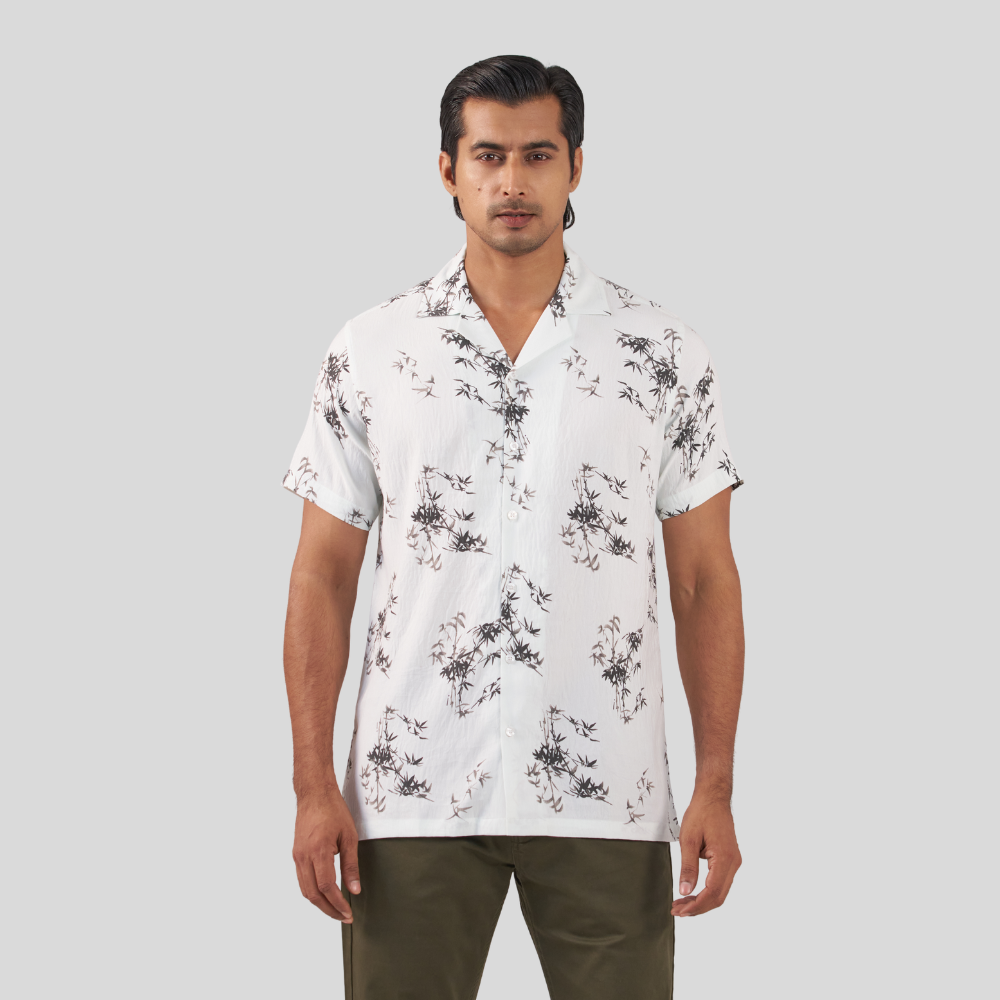 Men's Cuban Shirt Frosted Mint