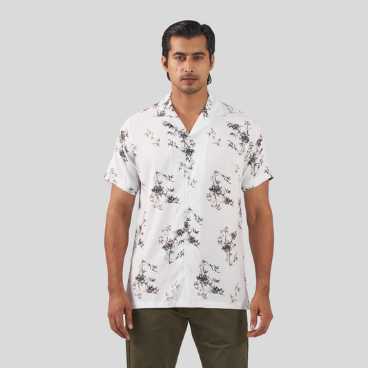 Men's Cuban Shirt Frosted Mint
