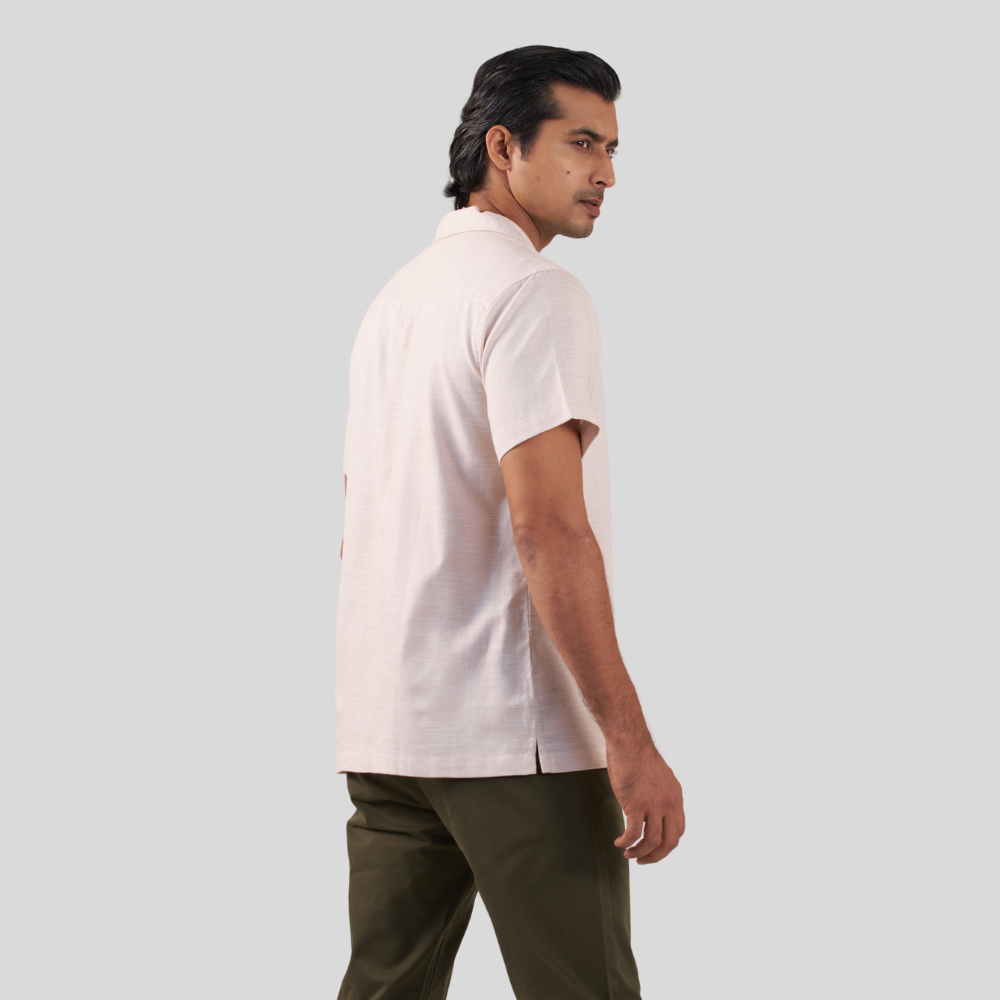Men's Cuban Shirt Cream