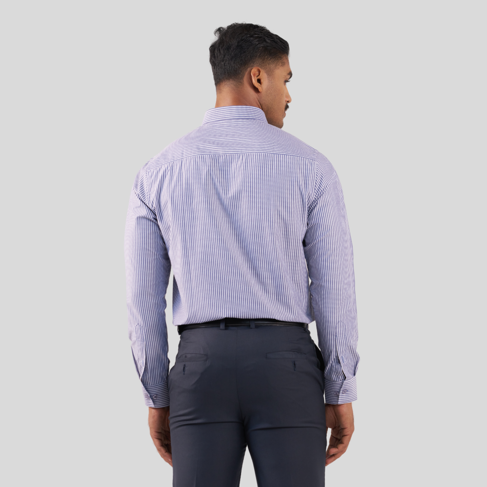 Men's Casual Shirt W & D Blue