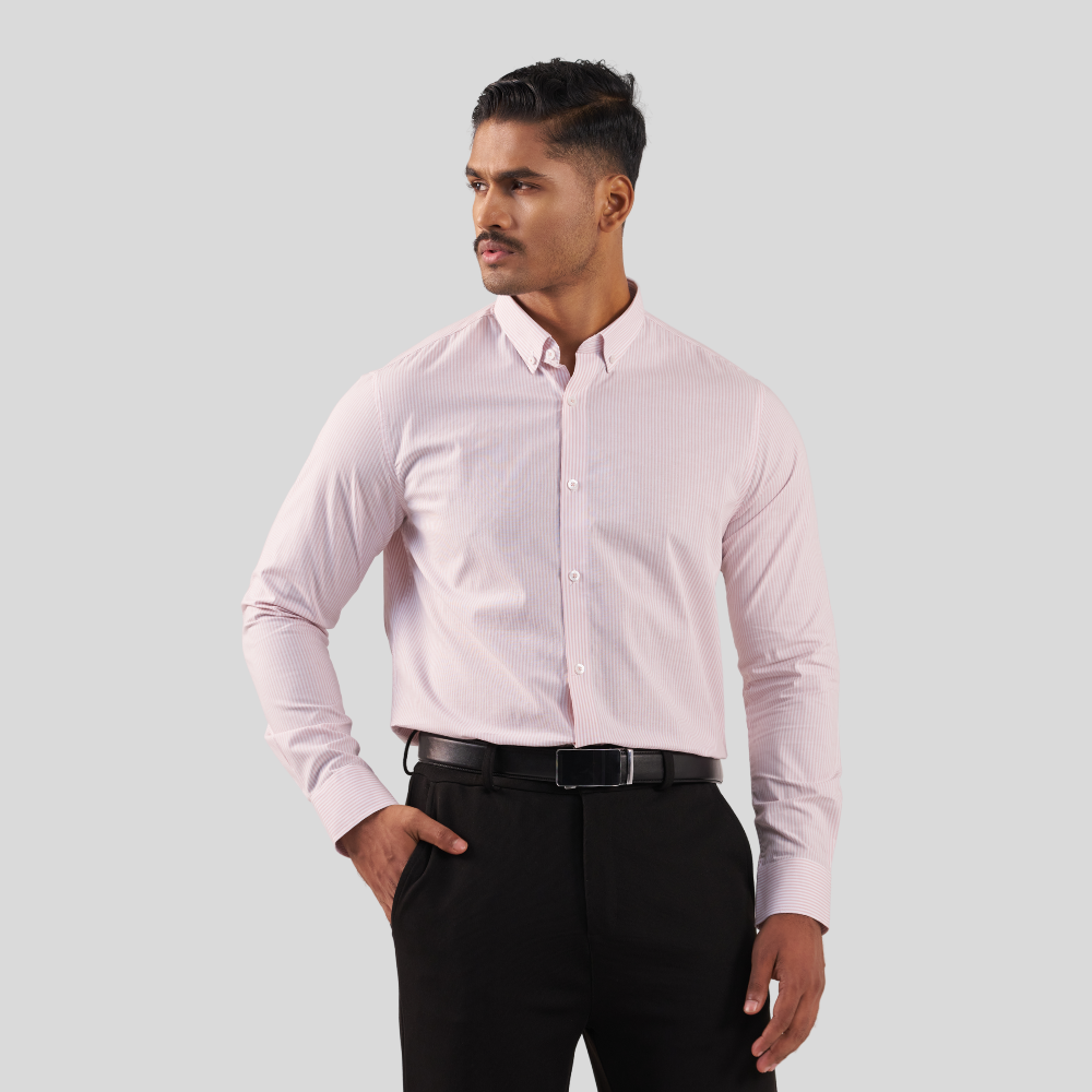 Men's Casual Shirt W & Pink