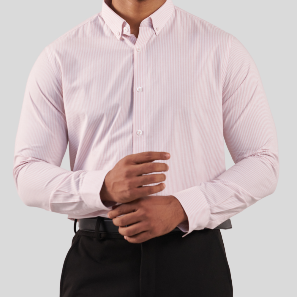 Men's Casual Shirt W & Pink